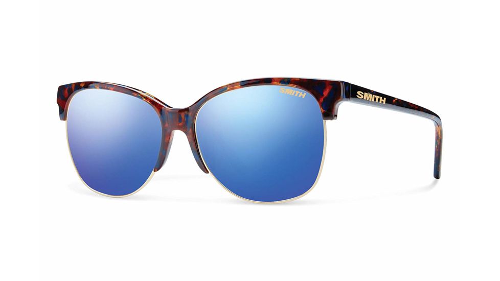 Smith Optics Rebel Progressive Prescription Sunglasses, Flecked Blue Tortoise Frame, BLPCBMFBTPR