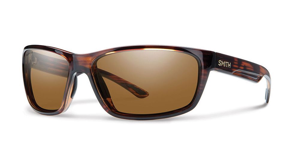 Smith Optics Redmond Single Vision Prescription Sunglasses, Tortoise Frame, Polarized, RDCPBRTTSV