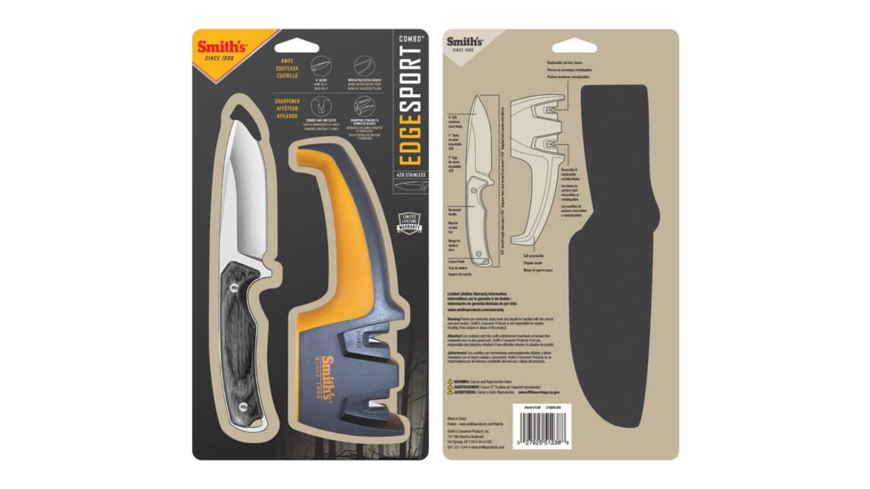 Smith's Sharpeners/INACTIVE EdgeSport Fixed Blade Combo