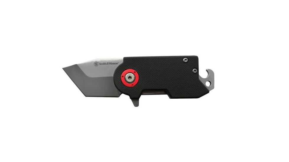 Smith &amp; Wesson Benji Folding Knife, 1.5in, 8Cr13MoV Stainless Steel Blade, G-10 Handle, 1122566