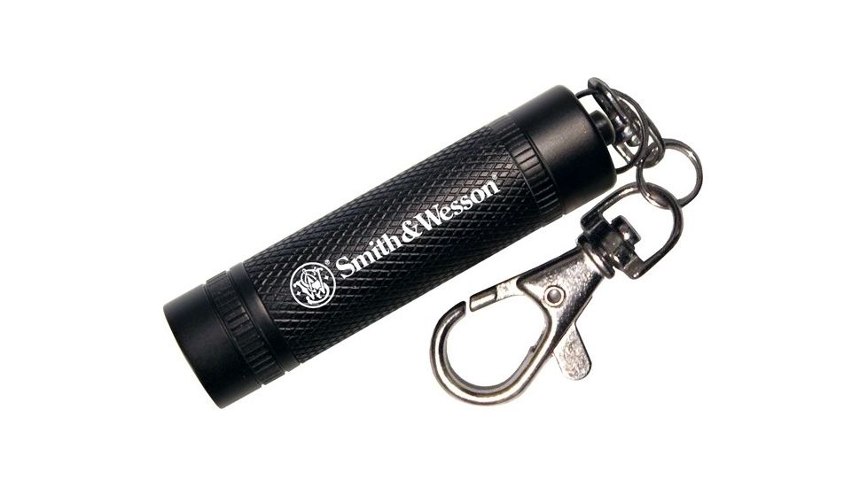 Smith &amp; Wesson Galaxy Ray Flashlight, Black body, White LED 110198