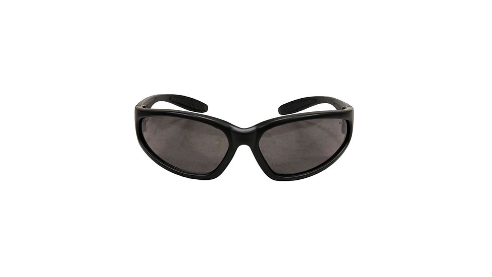 Smith &amp; Wesson Sergeant Shooting Glasses, Full Frame, Black/Smoke Lens, 110165