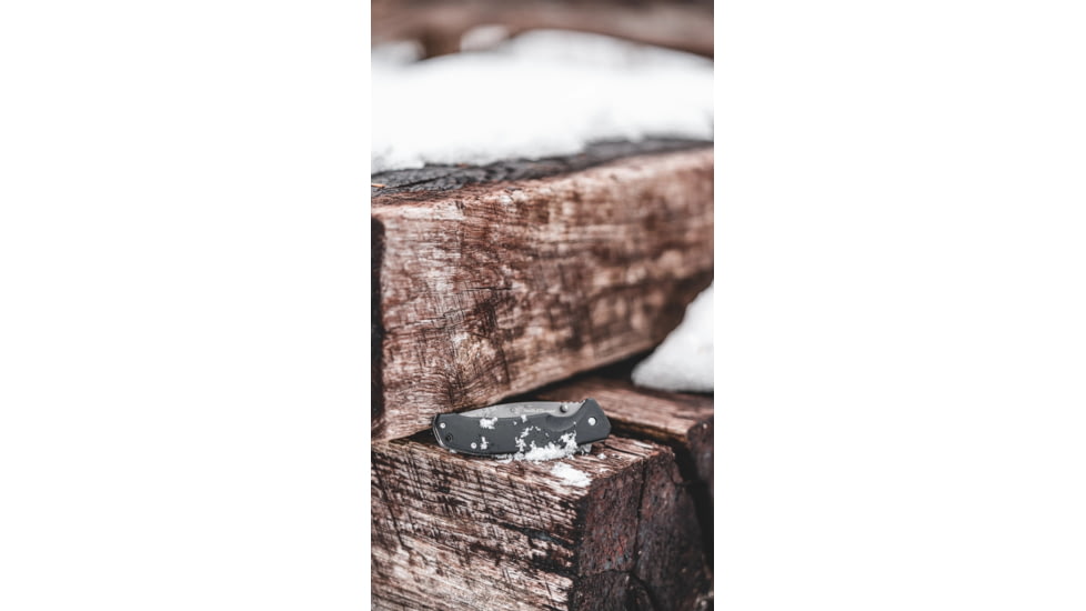 Smith &amp; Wesson Velocite Spring Assist Folding Knife, 3.4in, 8Cr13Mov Stainless Steel Blade, 4.5in, Textured Polymer Handle, 1122573