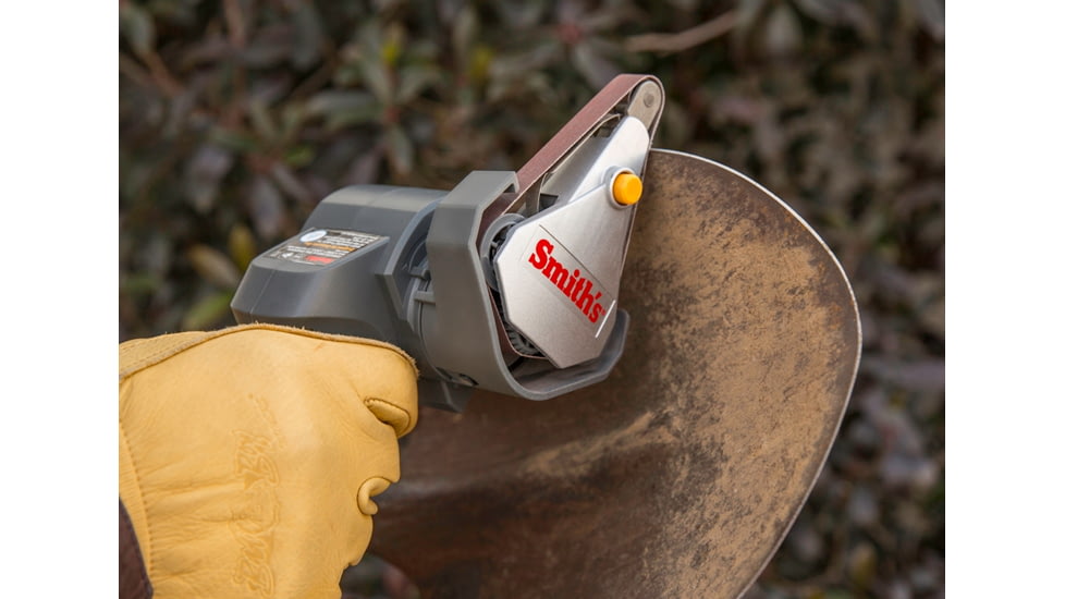 Smiths Cordless Knife/Tool Sharpener, Coarse Ceramic, Fine, Gray/Yellow, Medium, 50969