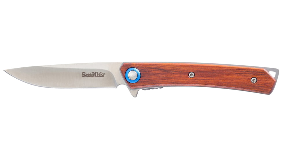 Smiths Products 51304 Ecesis 3 Folding Drop Point Plain Satin 3Cr13MoV SS Blad
