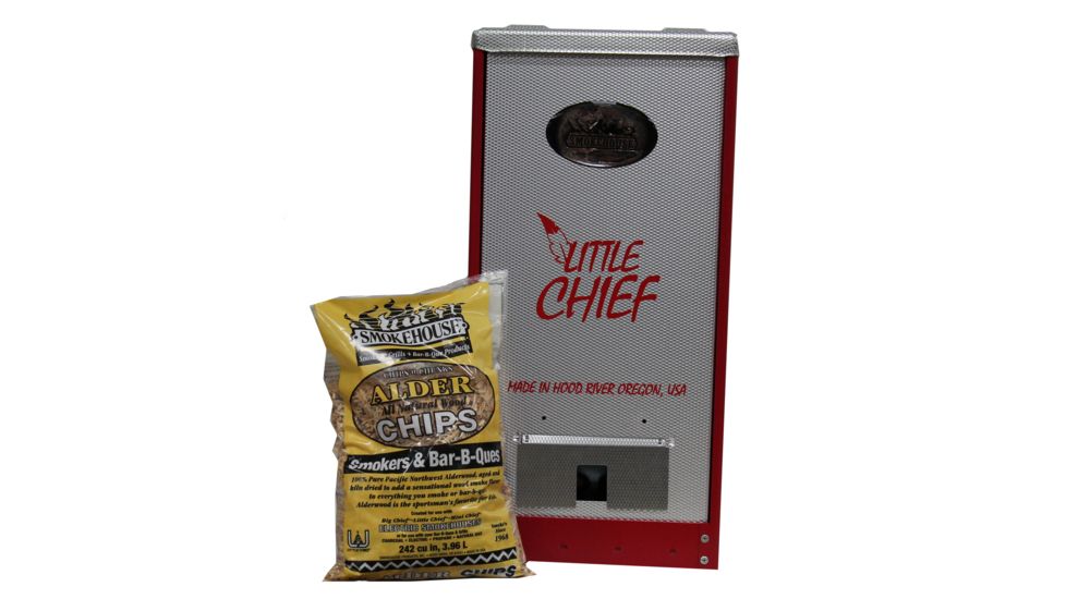 Smokehouse Product Little Chief Electric 25lb. Cap. Smoker, Red, Front Load, 25lb Capacity 101845