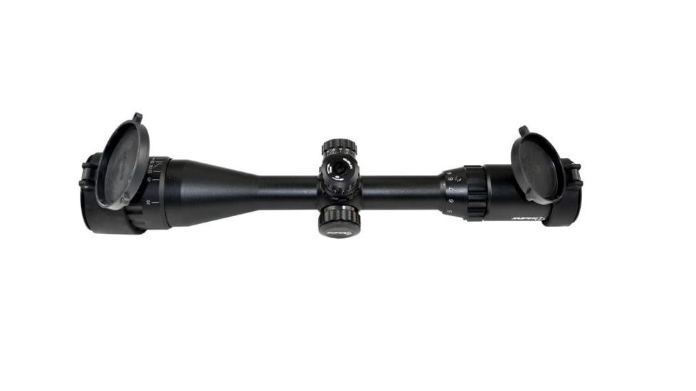 Sniper 3-9x40mm Scope w/ Front AO Adjustment and RGB Tri Illumination Mil Rifle Scope, Black LT3-9x40AOL