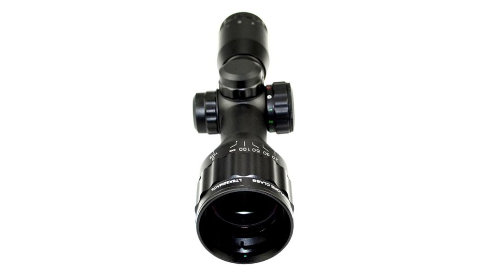 Sniper 6X32MM Compact CQB Rifle Scope, Front AO Adjustment, RGB Mil Dot, Black LT6x32MAOL