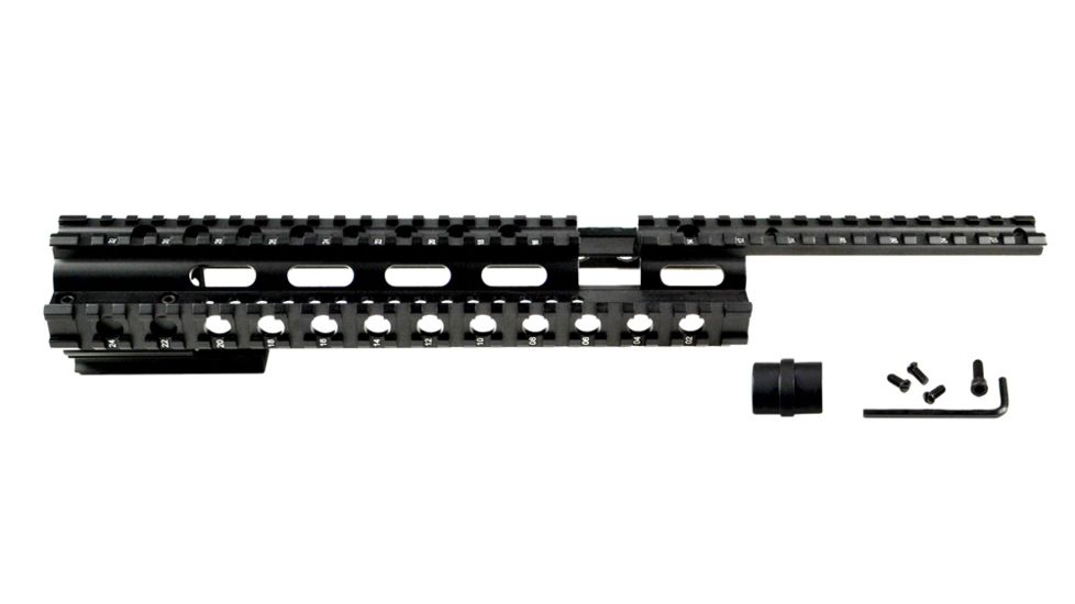 Sniper Commando Tactical Quad Rail System for Ruger 10/22, Black, MMN14