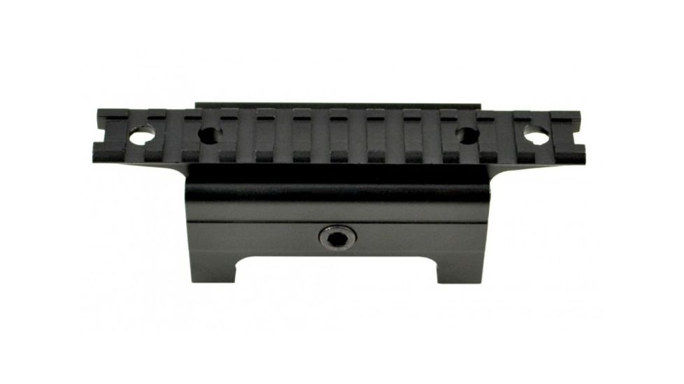 Sniper Extended Riser Mount With Side Rail, Black MCLDR