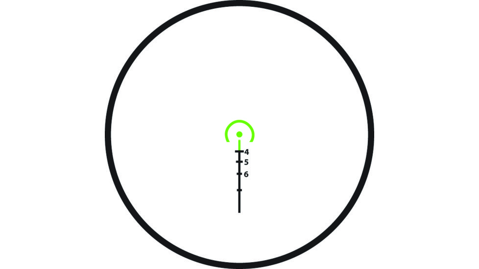 Sniper Illuminated Red/Green/Blue Horseshoe Reticle