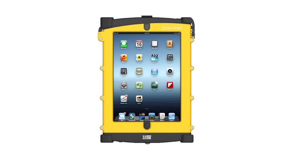 Snow Lizard SLXtreme iPad Gen 4 Protective Case, Safety Yellow, 280 mm. H x 195 mm. W x 25 mm. D 235642