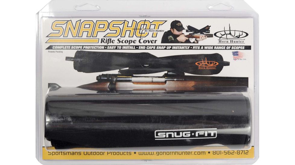 Snug Fit Snapshot Rifle Scope Cover, Standard, Black SK1000BK