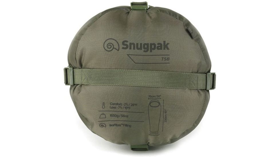 SnugPak Basecamp Ops TSB Sleeping Bag, Olive SP98400