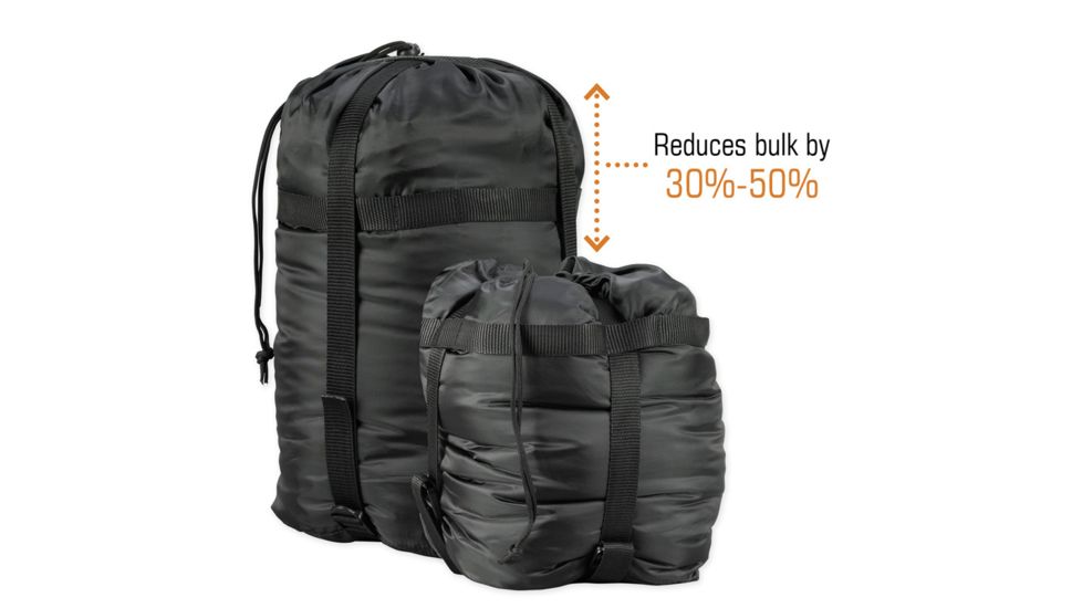 SnugPak Compression Stuff Sacks, Black, Large, 92068