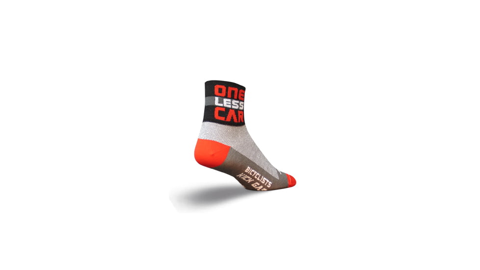 Sockguy One Less Car Classic S/m ONE LESS CAR SM/MD