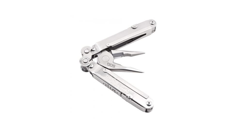 SOG EOD PowerLock, Satin, Nylon Sheath SOGS60-1S