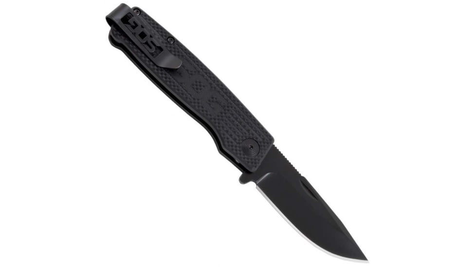 SOG Specialty Knives &amp; Tools Terminus Folding Knife, Black, TM1002-BX