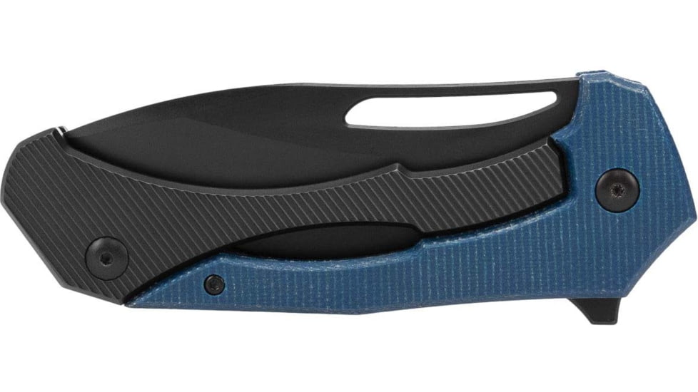 SOG Knives &amp; Tools, Bulwark FLK, Folding Knife, 3.5in, D2 Steel, Drop Point Blade, Blue/Black Handle, 14-24-01-57