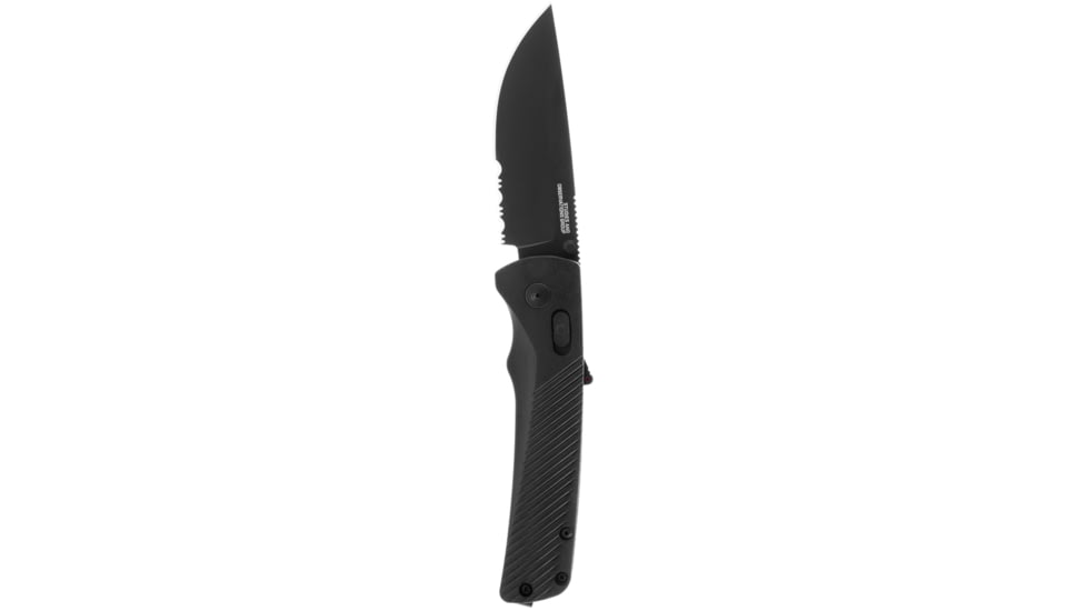 SOG Specialty Knives &amp; Tools Flash At - Blackout - Partially Serrated - 11-18-02-41