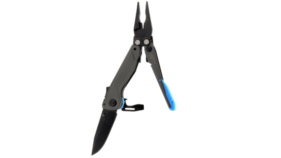 SOG Specialty Knives &amp; Tools Flash Multi-Tools, Urban Gray/Cyan, SOG-29-55-02-41