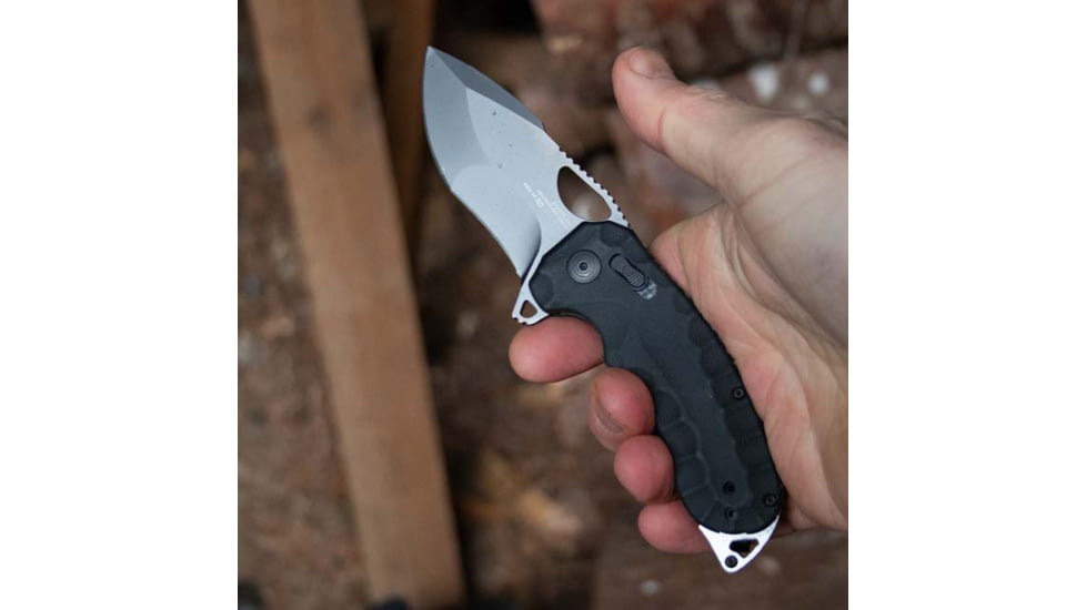 SOG Specialty Knives &amp; Tools Kiku XR LTE, Blackout, 12-27-04-57