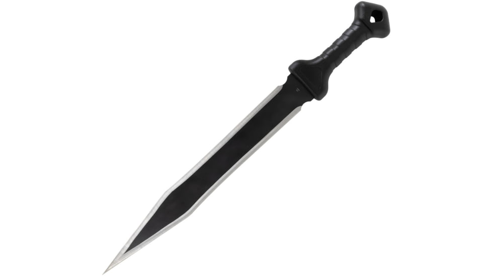 SOG Specialty Knives &amp; Tools Phantom Strike Machete Fixed Blade Knife 17.6inch Spear Point 420 Black Blade Glass Reinforced Nylon Grn Handle Black