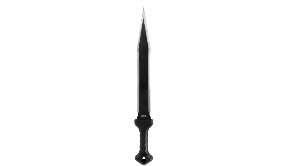 SOG Specialty Knives &amp; Tools Phantom Strike Machete Fixed Blade Knife 17.6inch Spear Point 420 Black Blade Glass Reinforced Nylon Grn Handle Black