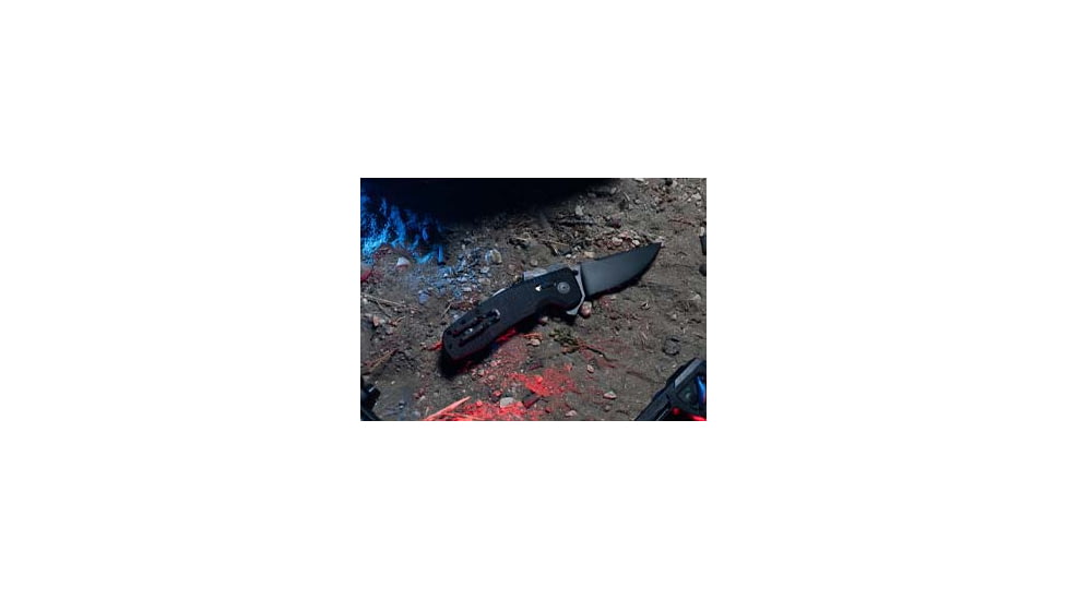 SOG Specialty Knives &amp; Tools -tac Xr Blackout Partially Serrated - 12-38-03-41