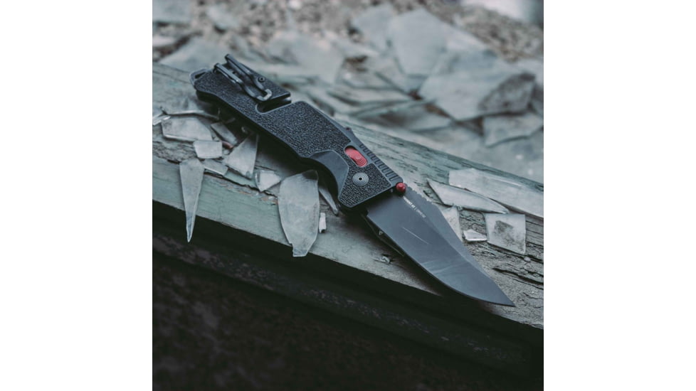 SOG Specialty Knives &amp; Tools Trident At - Black Red - 11-12-01-41