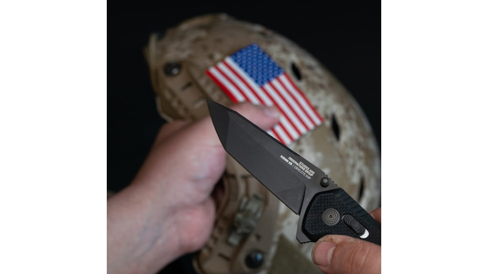 SOG Specialty Knives &amp; Tools Vision Xr - Black - Straight Edge - 12-57-01-57