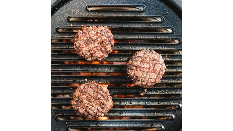 Solo Stove Bonfire Cast Iron Grill Top and Hub, Stainless Steel, Cast Iron Black, Medium, SSBON-COOKING-BUNDLE