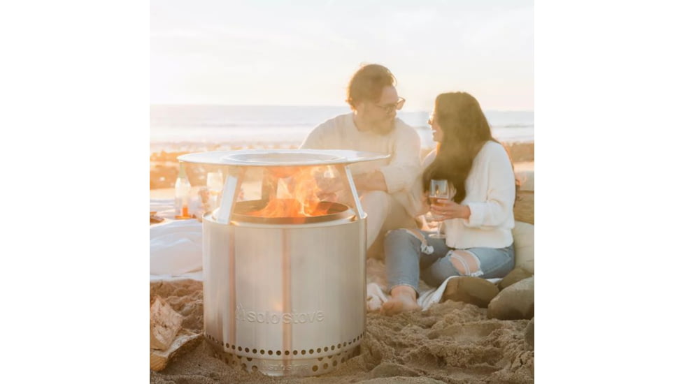 Solo Stove Bonfire Heat Deflector, Stainless Steel, Medium, SSBON-DEFLECTOR