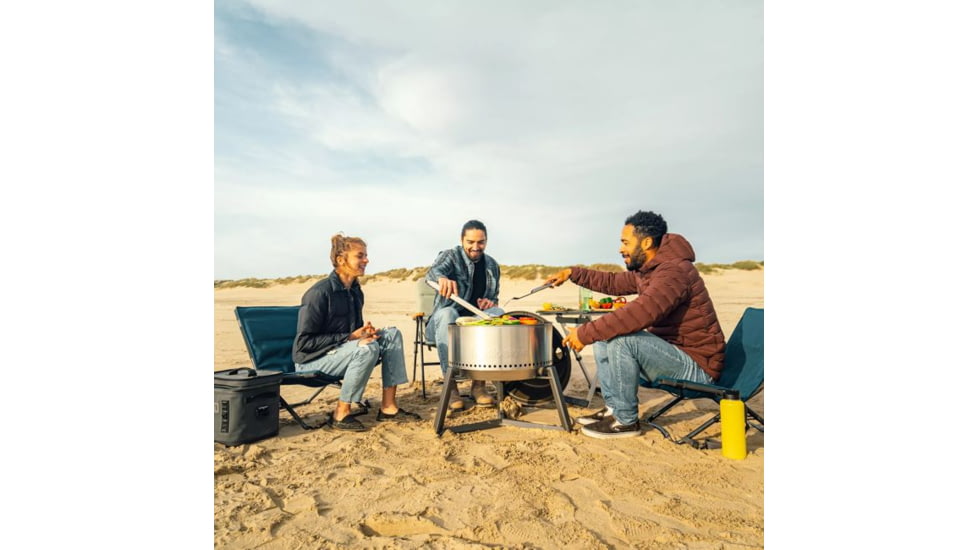 Solo Stove Grill Ultimate Bundle, Stainless Steel, Cold-Rolled Steel, Powder Coated , Large, ULT-SSGRILL-22