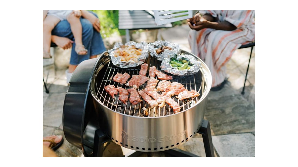 Solo Stove Grill Ultimate Bundle, Stainless Steel, Cold-Rolled Steel, Powder Coated , Large, ULT-SSGRILL-22