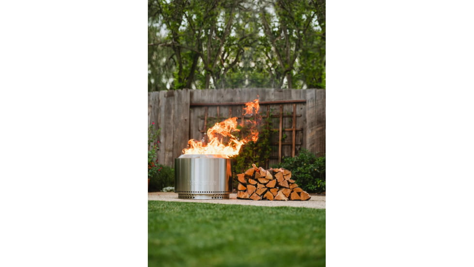 Solo Stove Yukon and Stand 2.0, Stainless Steel, Large, SSYUK-SD-27-2.0 