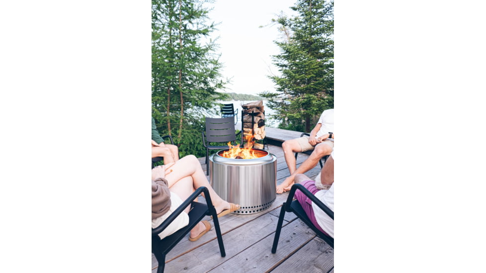 Solo Stove Yukon and Stand 2.0, Stainless Steel, Large, SSYUK-SD-27-2.0 