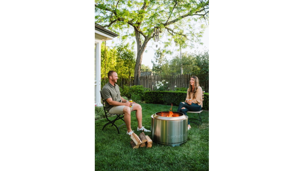 Solo Stove Yukon Fire Pit And Stand, Stainless Steel, SSYUK-SD-27-2.0 