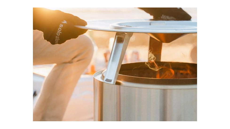 Solo Stove Yukon Heat Deflector, Stainless Steel, Medium, SSYUK-27-DEFLECTOR