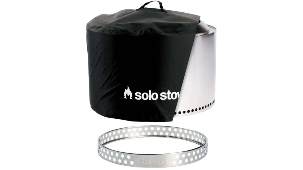 Solo Stove Yukon, Shelter And Stand, Stainless Steel, SSYUK-SD-27-2.0+SHELTER