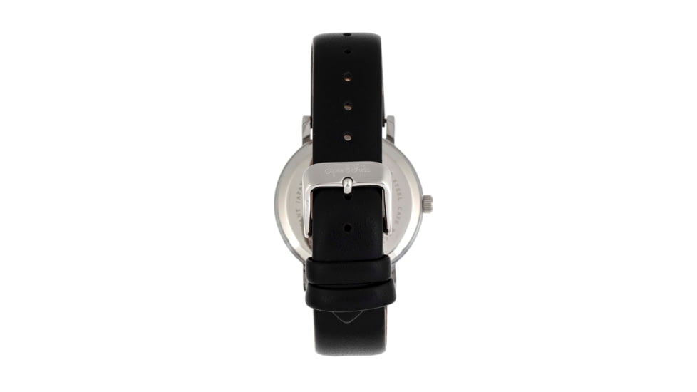 Sophie And Freda Budapest Leather-Band Watch, Black, One Size, SAFSF5002