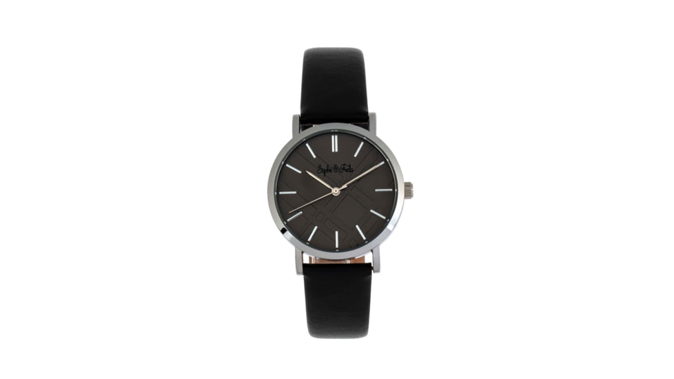 Sophie And Freda Budapest Leather-Band Watch, Black, One Size, SAFSF5002