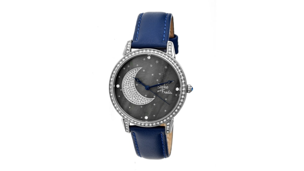 Sophie And Freda Moon And Stars Ladies Watch, Silver SAFSF2405
