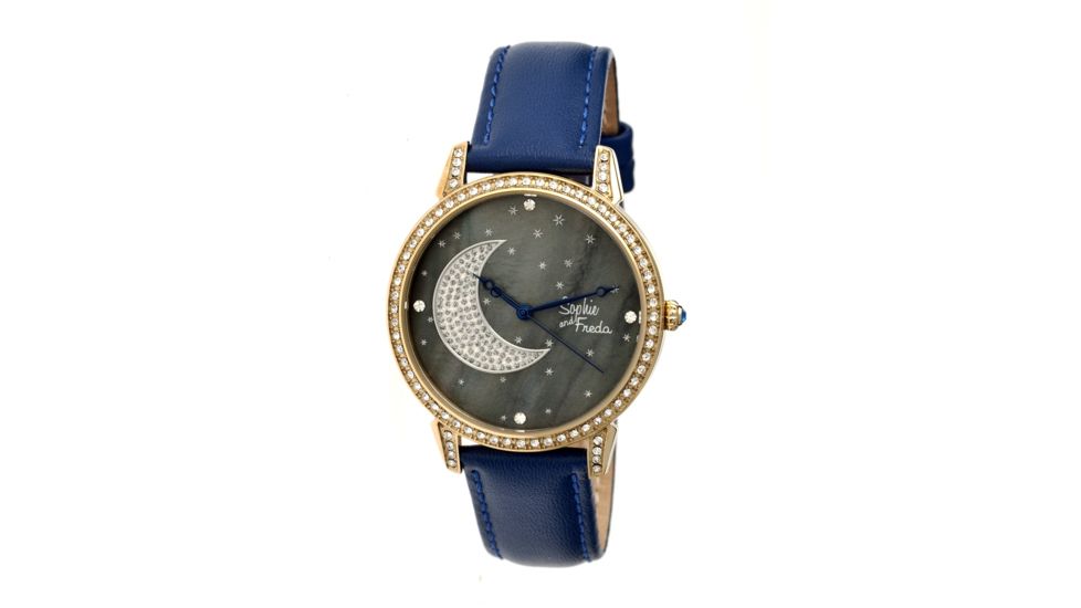 Sophie And Freda Moon And Stars Ladies Watch, Gold SAFSF2406