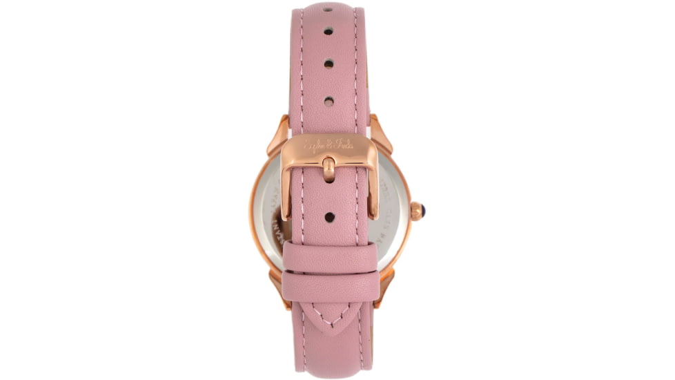 Sophie And Freda Mykonos Mother-Of-Pearl Leather-Band Watch, Light Pink, One Size, SAFSF5505