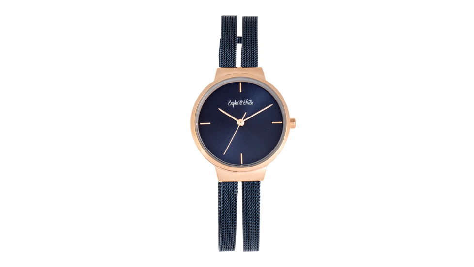 Sophie And Freda Sedona Bracelet Watch, Rose Gold/Blue, One Size, SAFSF5306