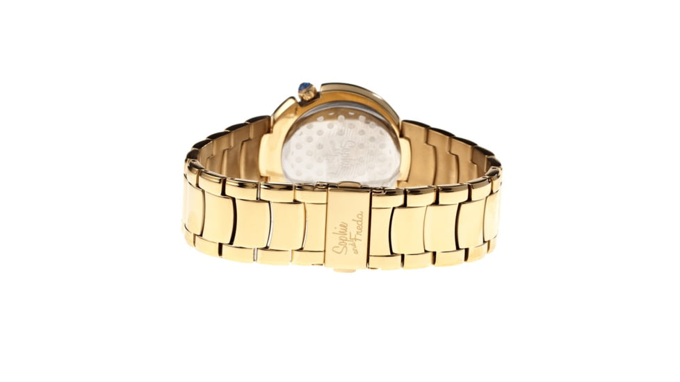 Sophie And Freda Sf1303 Lisbon Ladies Watch, White SAFSF1303
