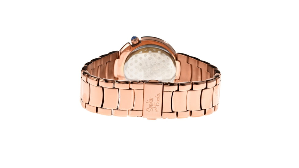 Sophie And Freda Sf1305 Lisbon Ladies Watch, White SAFSF1305