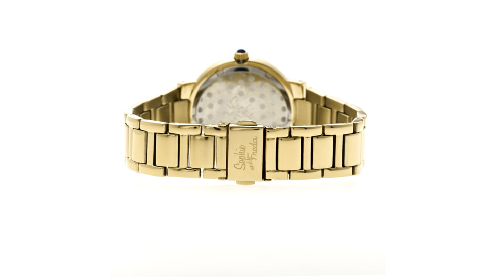 Sophie and Freda Palm Springs Ladies Watch, Black Dial, Gold SAFSF1904