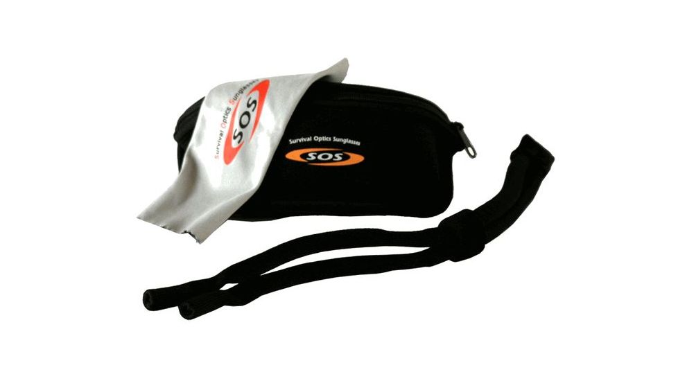 Survival Optics Sunglasses Expedition Polar Tech Sunglasses,Matte Black Frame,TAC 1.0 Polarized Lens 6502